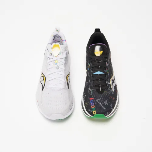 Saucony Unisex's Kinvara 13 - White/Multi