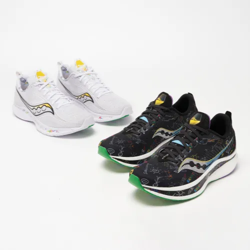 Saucony Unisex's Kinvara 13 - White/Multi