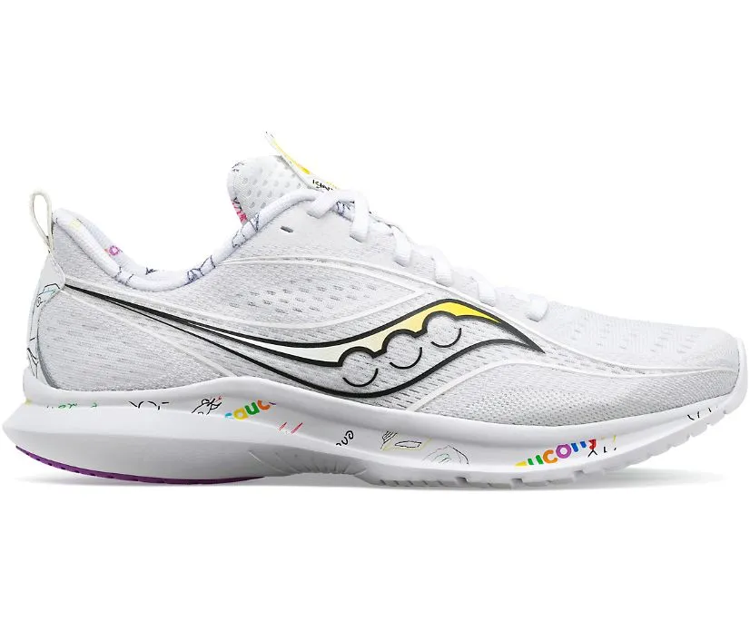 Saucony Unisex's Kinvara 13 - White/Multi