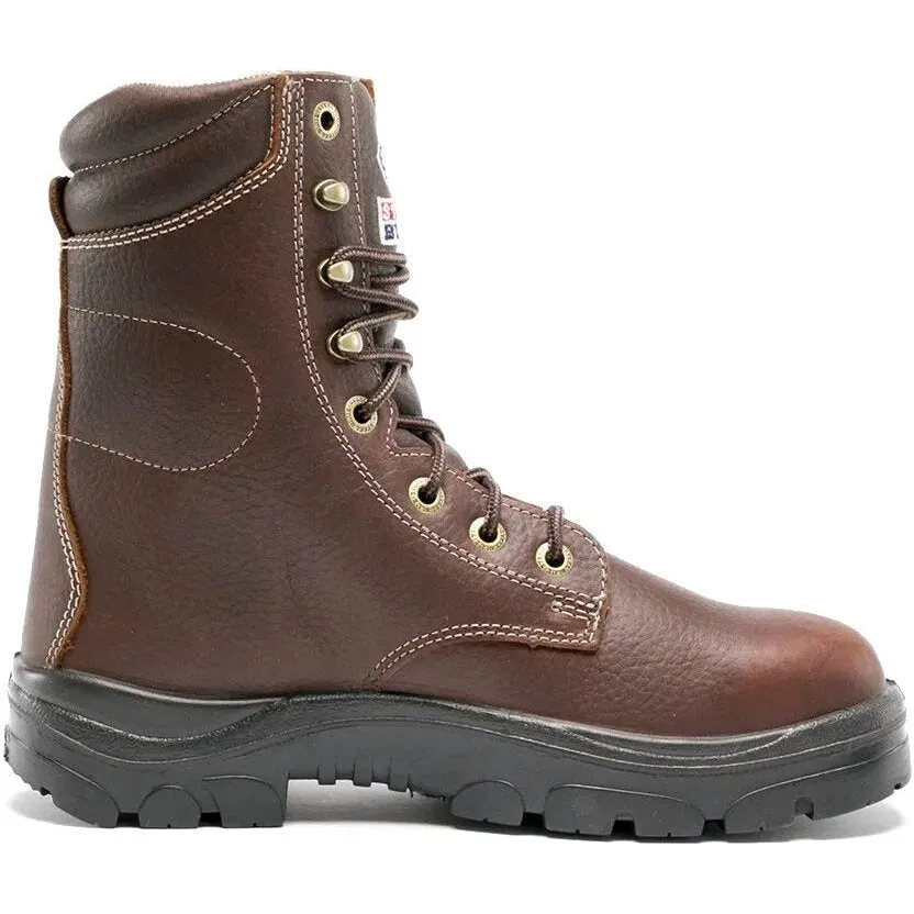 Steel Blue Men's Portland 8" WP Steel Toe Lace Up Work Boot - Oak - 812955