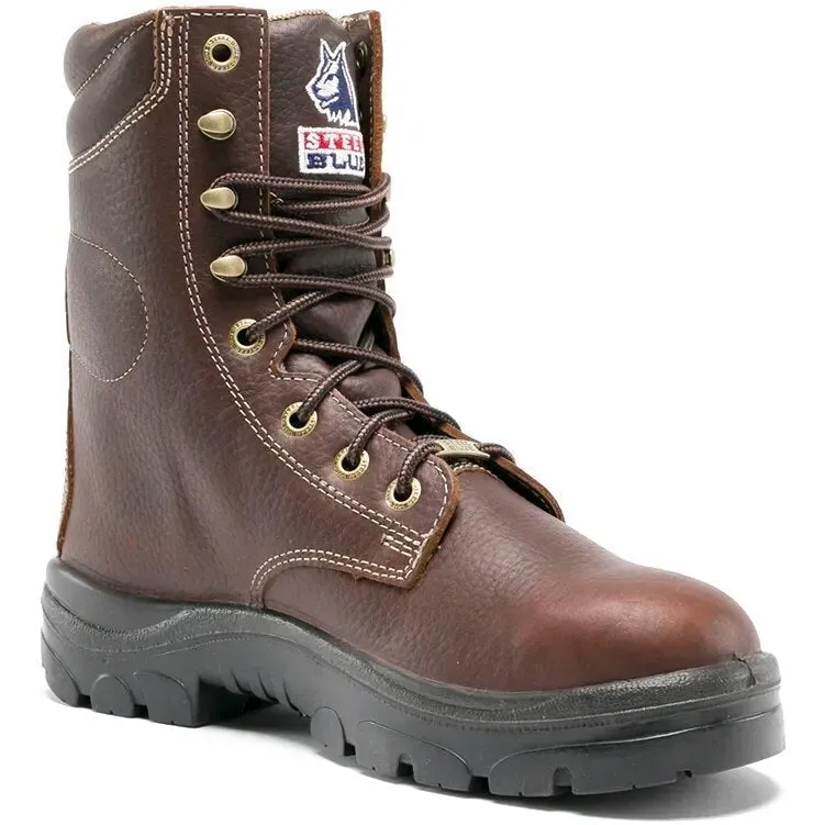 Steel Blue Men's Portland 8" WP Steel Toe Lace Up Work Boot - Oak - 812955