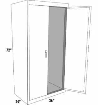 SuperFlower Soil Grow Cabinet 36” x 24” x 72”