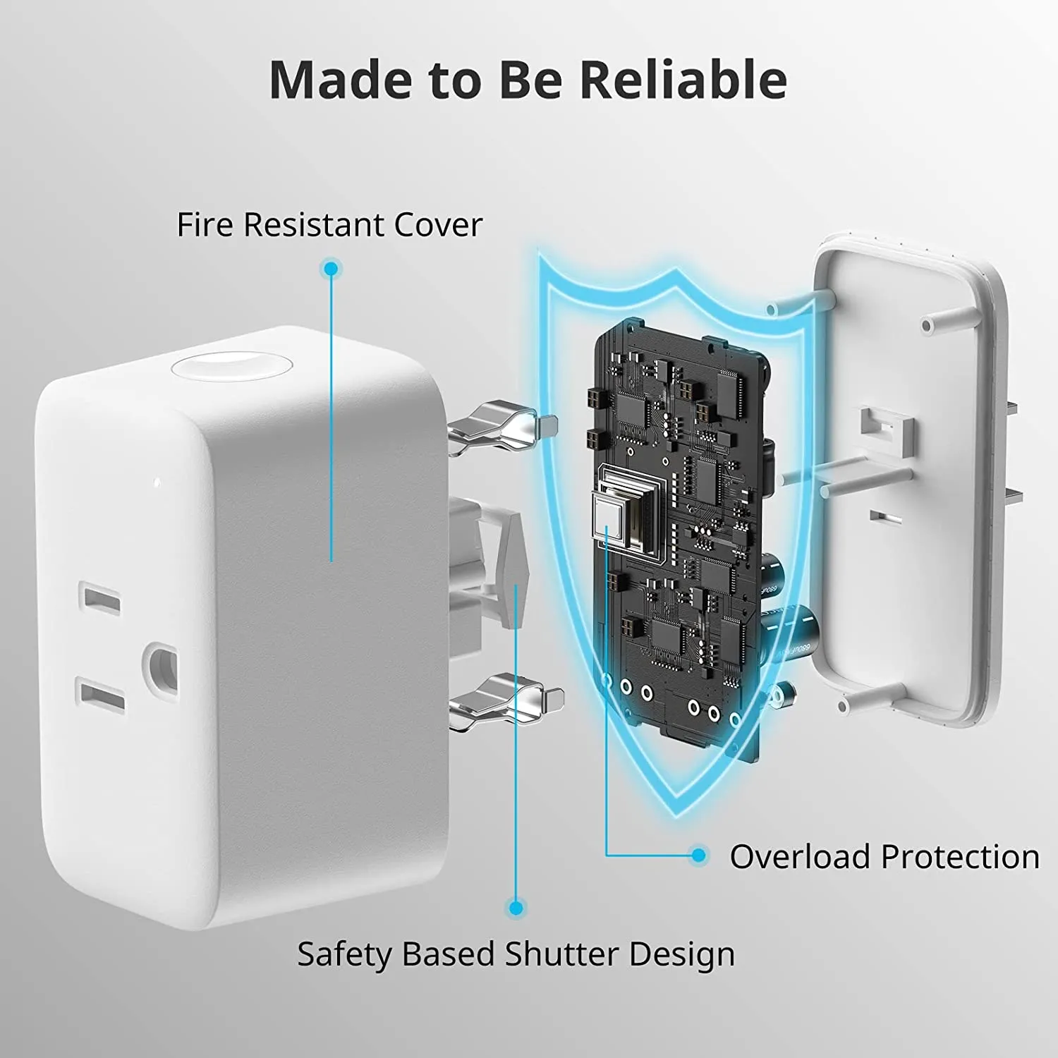 SwitchBot Plug Mini | Smart Home WiFi & Bluetooth, Works with Apple HomeKit, Alexa, Google Home, App Remote Control & Timer Function