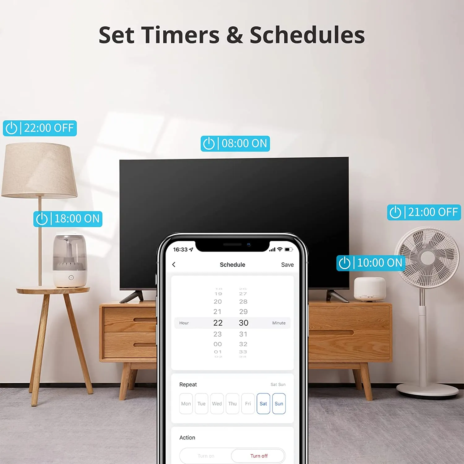 SwitchBot Plug Mini | Smart Home WiFi & Bluetooth, Works with Apple HomeKit, Alexa, Google Home, App Remote Control & Timer Function