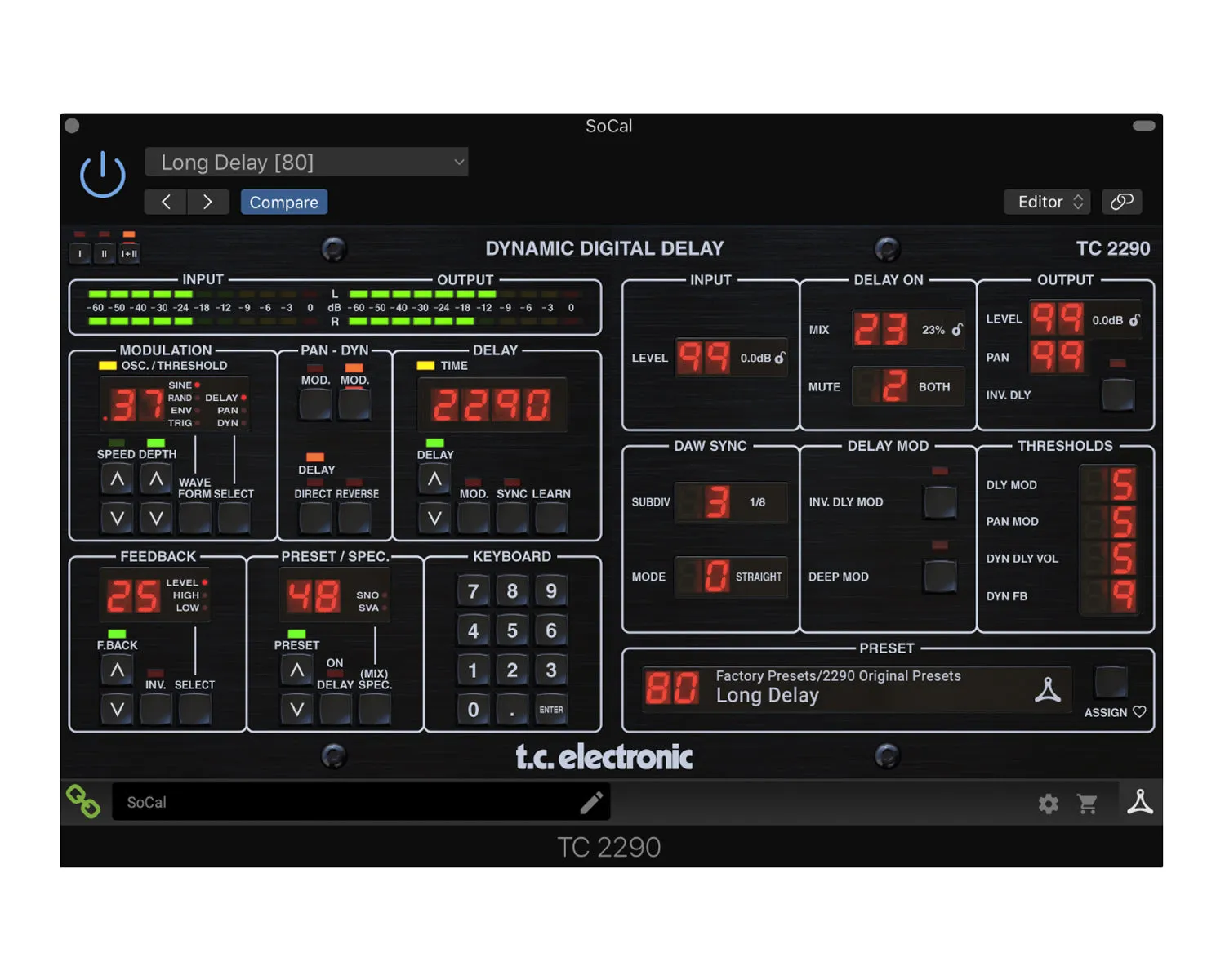 TC Electronic TC2290-DT Hardware Desktop Controller