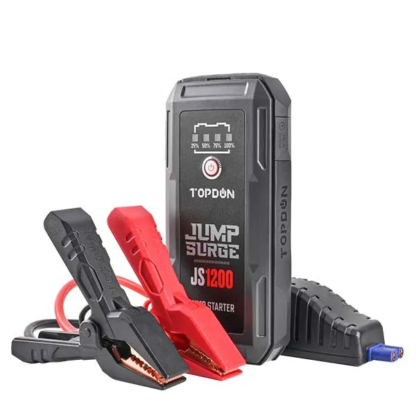 TOPDON - JumpSurge 1200 - Cranking Amp Power Bank & Jumpstarter - Boost Function - w/Flashlight - 12V