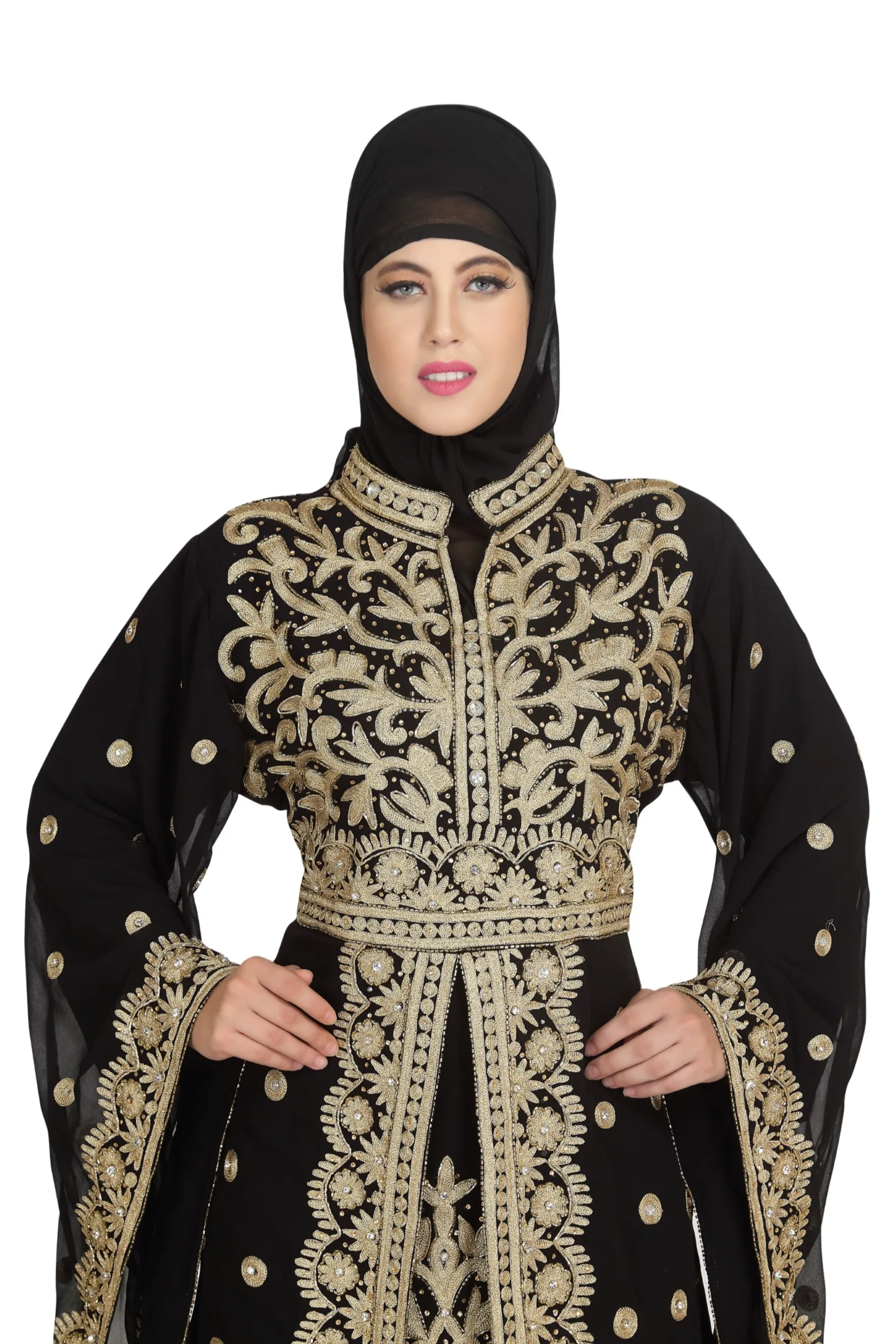 Traditional Kaftan Designer Khaleeji Thobe Dress