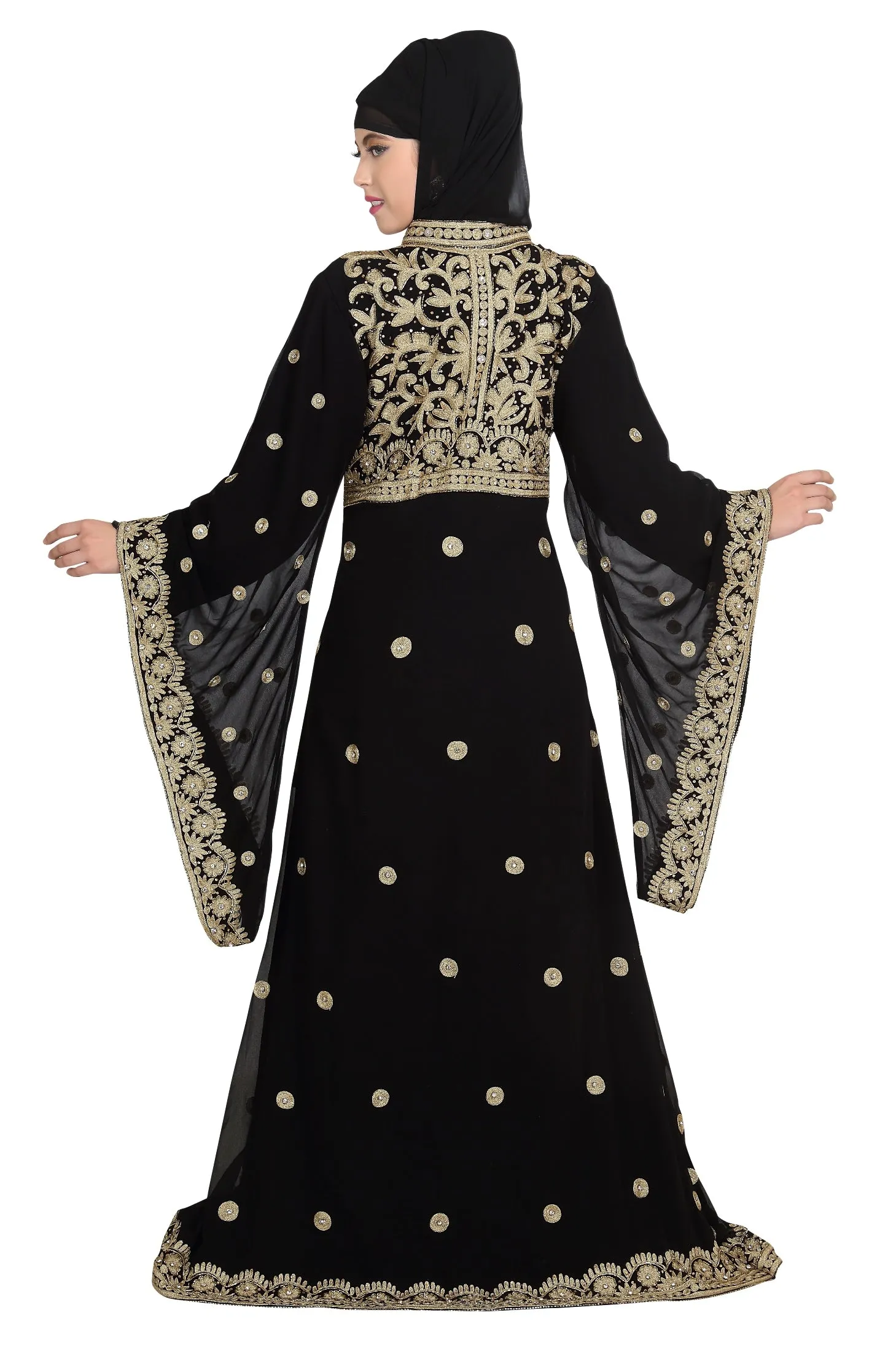 Traditional Kaftan Designer Khaleeji Thobe Dress