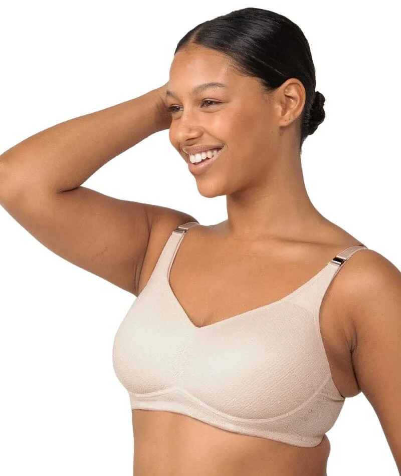 Triumph Amour Maternity Lace Padded Wire-free Bra - Nude Pink