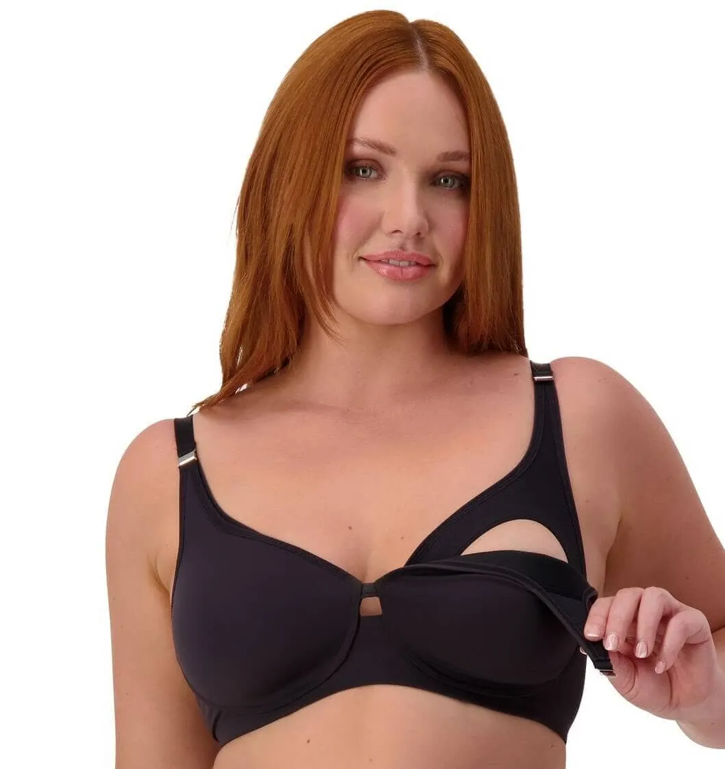 Triumph Gorgeous Maternity Padded Wire-free Bra - Black