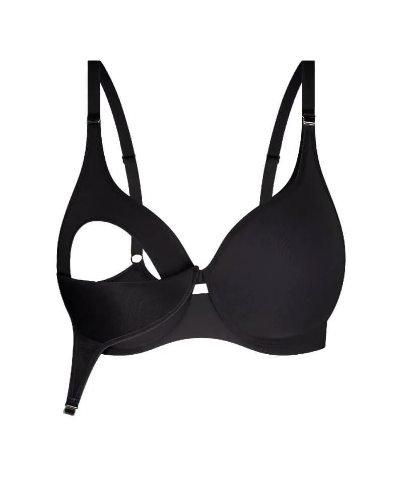 Triumph Gorgeous Maternity Padded Wire-free Bra - Black