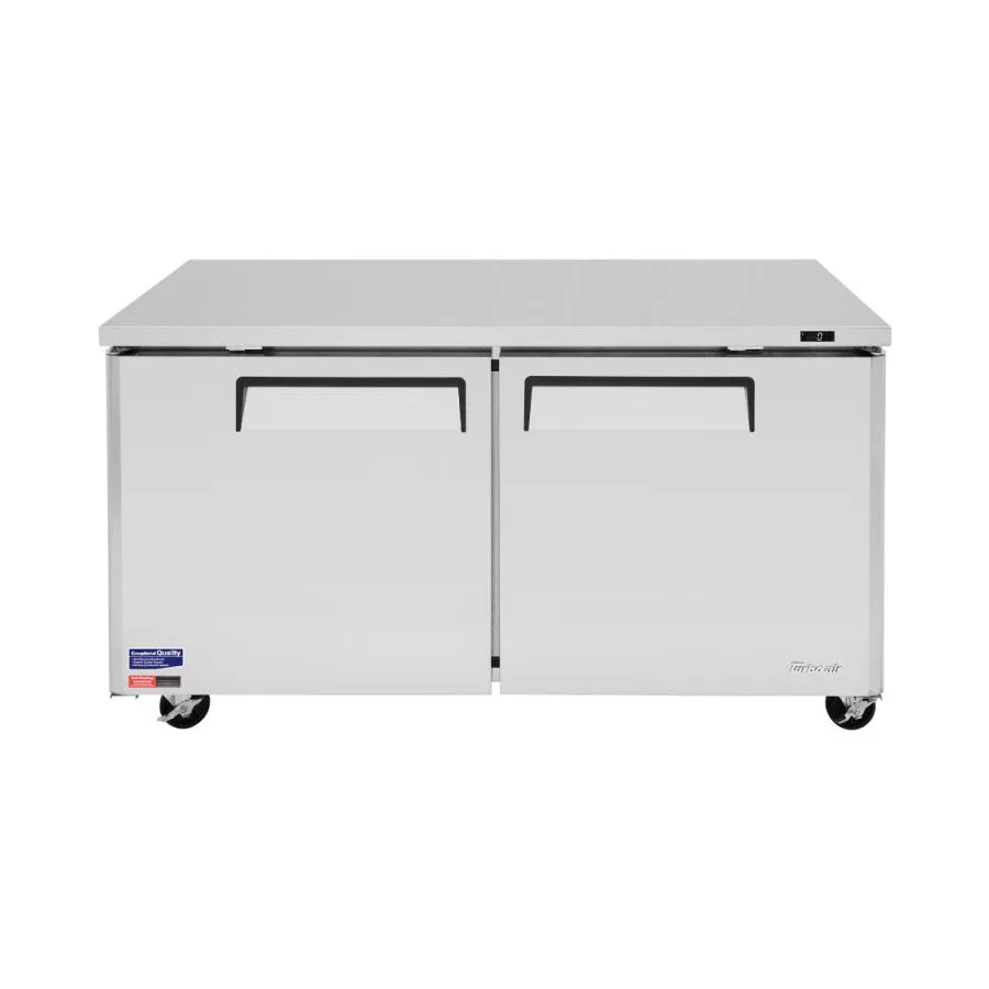 Turbo Air MUF-60-N M3 Series Solid 2 Door Undercounter Freezer, 60"