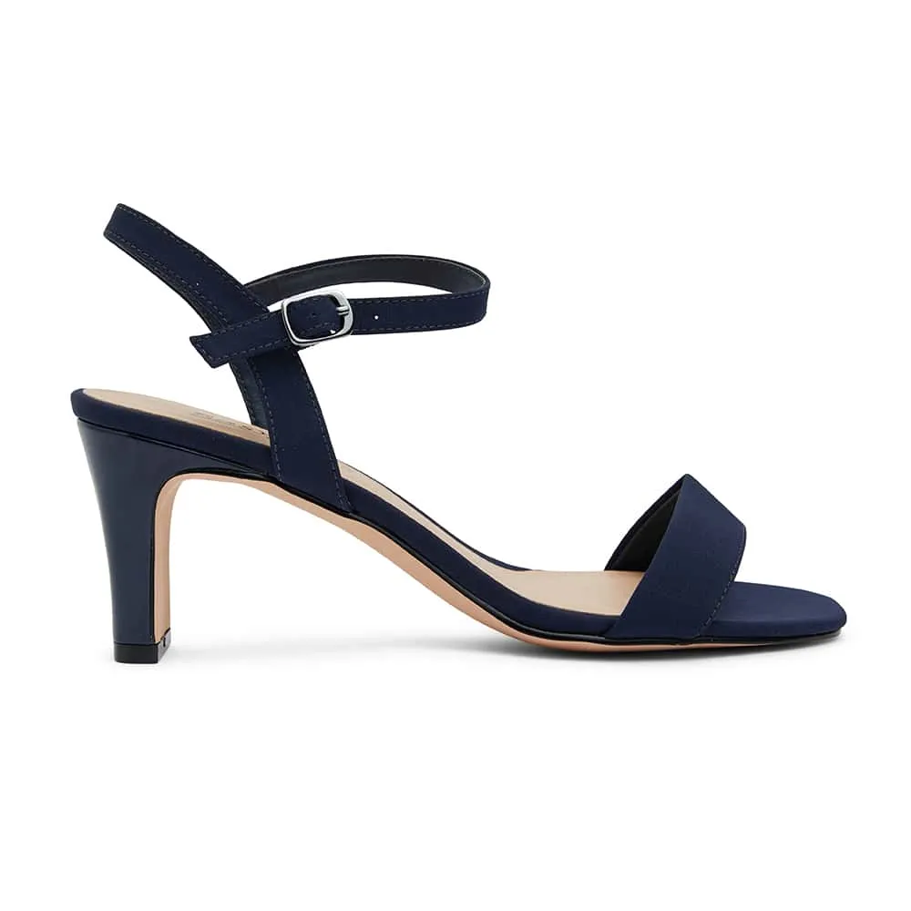 Unison Heel in Navy Fabric