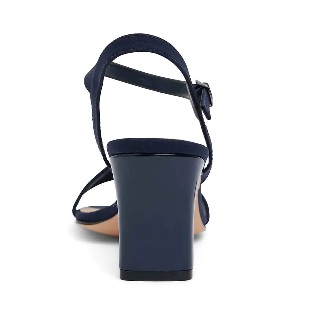 Unison Heel in Navy Fabric