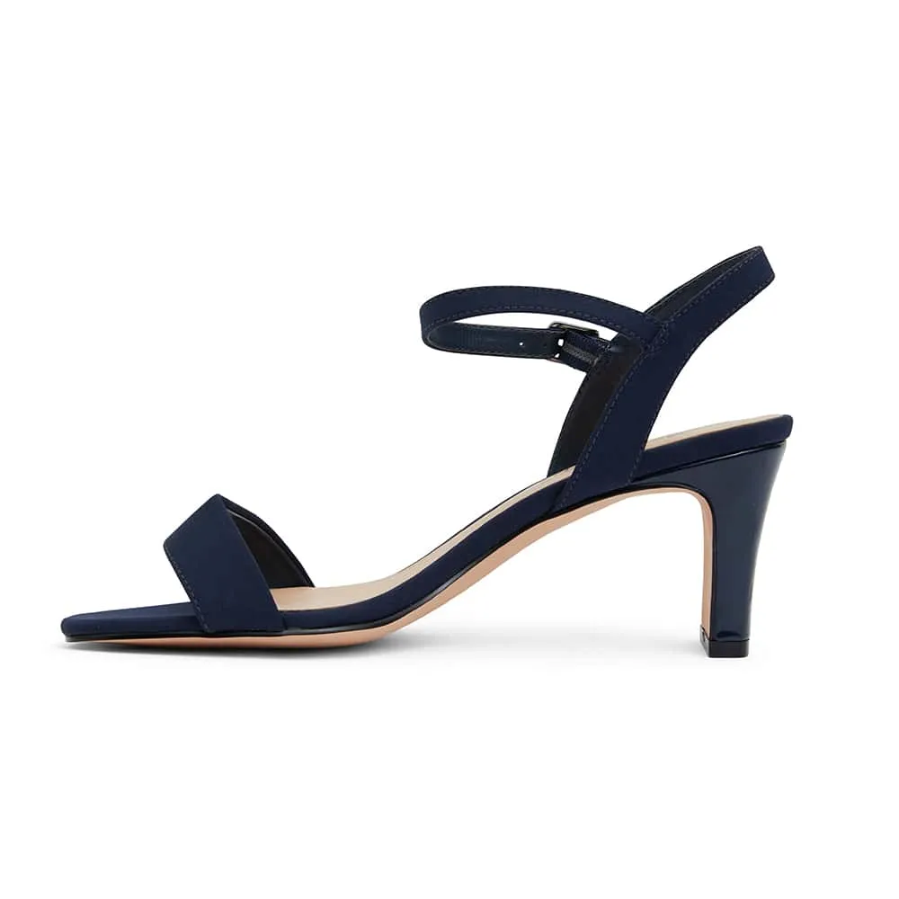 Unison Heel in Navy Fabric