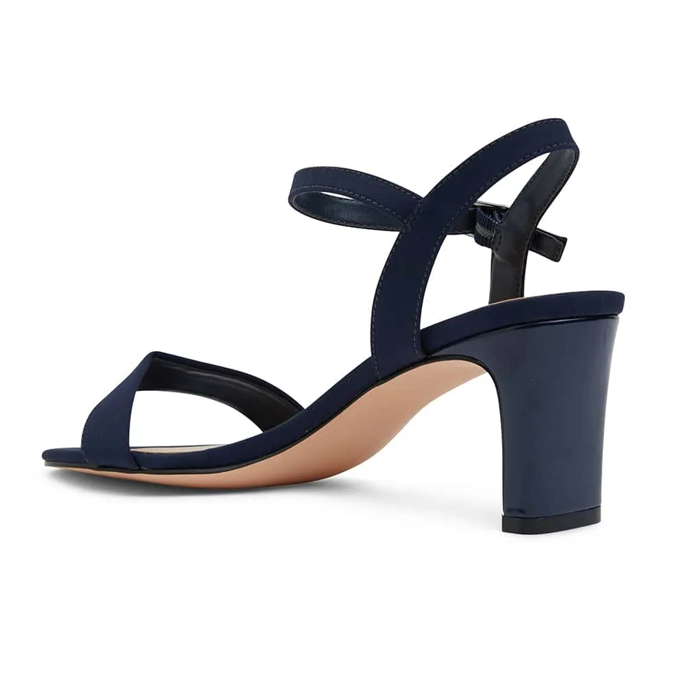 Unison Heel in Navy Fabric