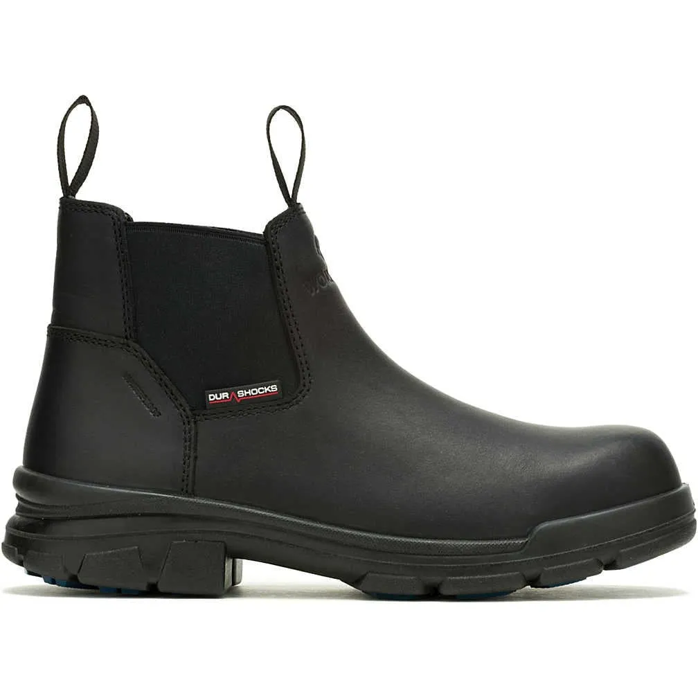 Wolverine Men's Durashocks Icon Soft Toe WP Romeo Work Boot -Black- W240046