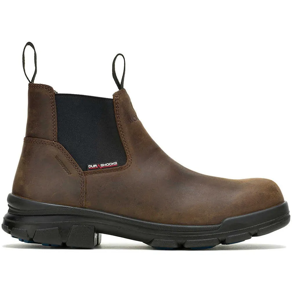 Wolverine Men's Durashocks Icon Soft Toe WP Romeo Work Boot -Brown- W240028