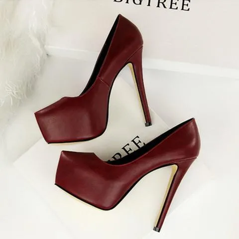 Women stiletto 5 inch heels sexy prom platform heels