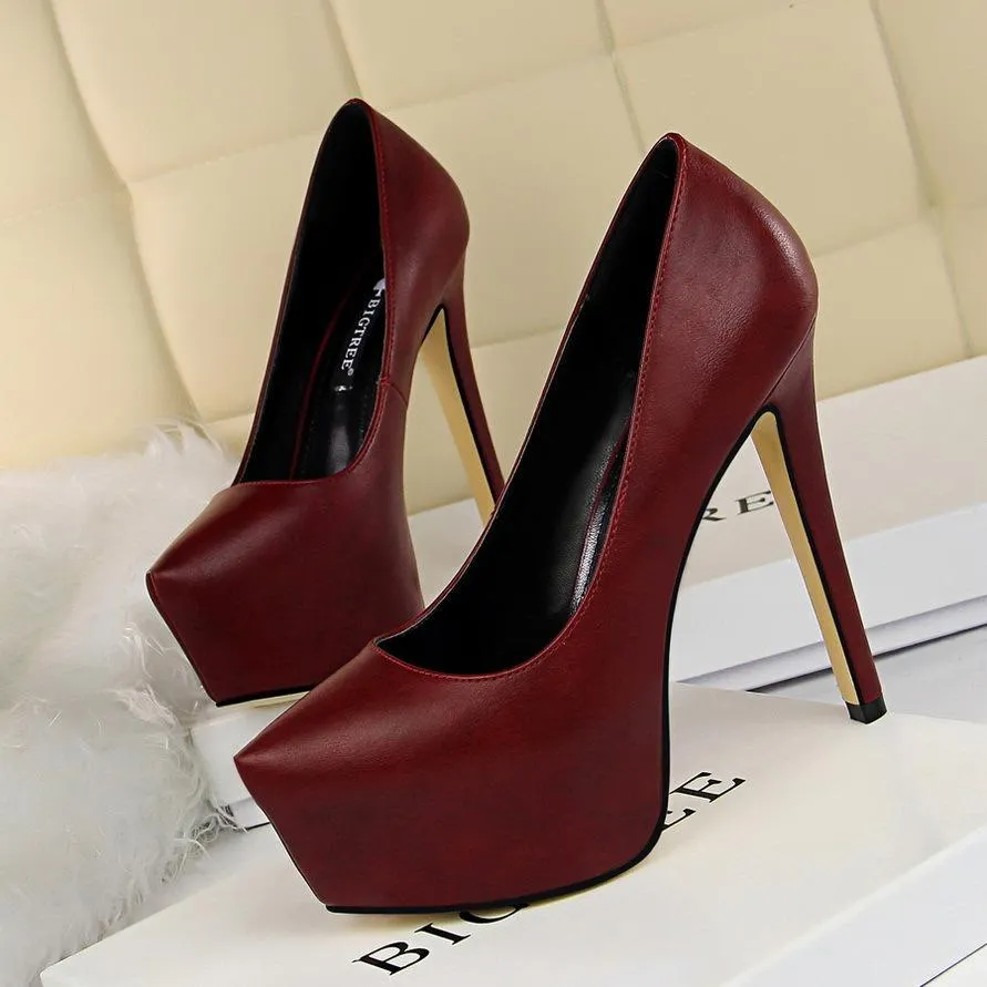 Women stiletto 5 inch heels sexy prom platform heels