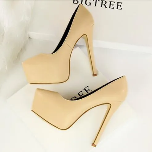 Women stiletto 5 inch heels sexy prom platform heels