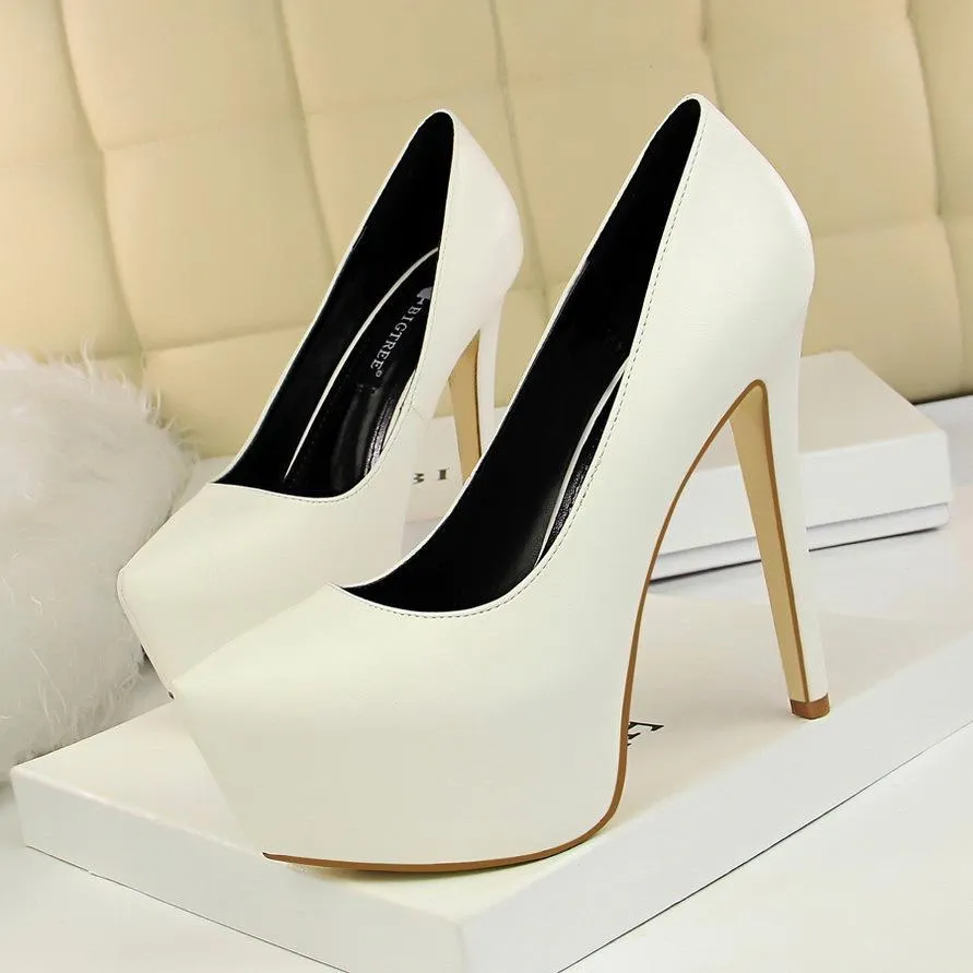 Women stiletto 5 inch heels sexy prom platform heels