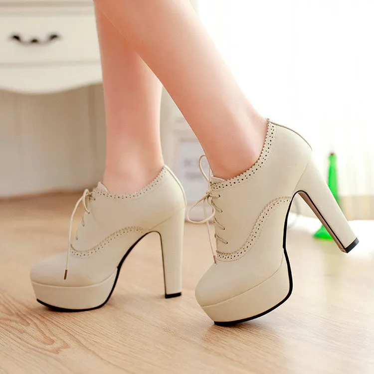 Women's Platform High Heels Shoes