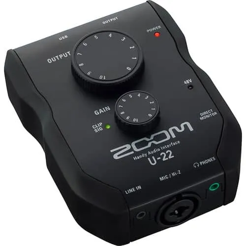 Zoom U-22 - USB Mobile Recording and Performance Interface